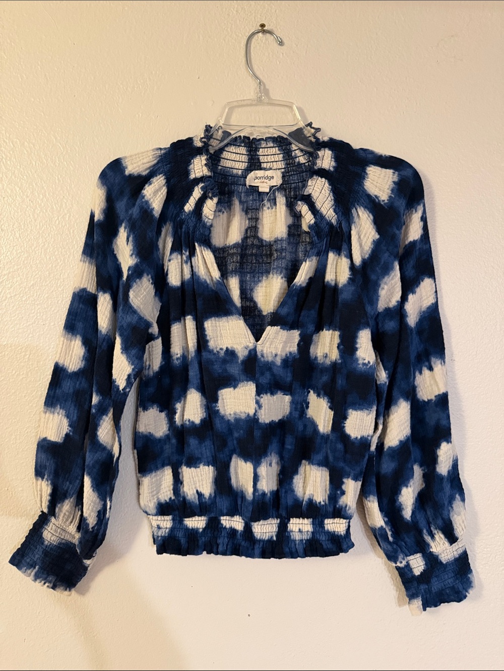 Anthropologie Porridge tie dye top